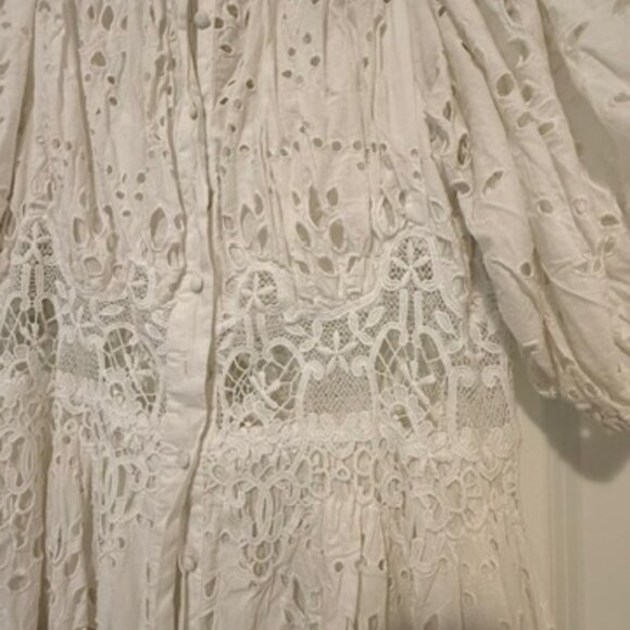 ASOS EDITION white eyelet dress - Picture 6 of 7